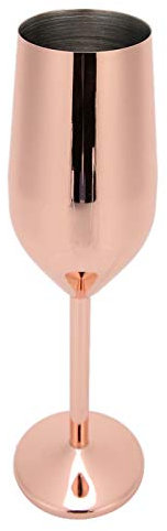 Champagner Flöten Becher, Champagner Cup, Trinkbecher für Home Party(Rose gold)
