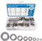 MMOBIEL Set di 360 distanziali per rondelle piatte in acciaio inox, misura 8, viti assortite, bulloni di fissaggio, strumenti di chiusura, elementi di fissaggio M2, M2.5, M3, M4, M5, M6, M8, M10,