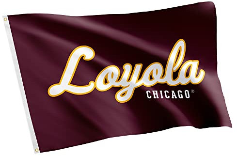 Desert Cactus Loyola University Chicago LUC Ramblers NCAA 100% Polyester Indoor Outdoor 91 x 152 cm Flagge (Flagge 3a)