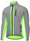 WOSAWE Reflektierende Fahrradjacke Herren Damen Winddicht Wasserabweisend Laufjacke (Jacke Grün XXXL)