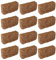 12x Novatool Kokosziegel Humusziegel Kokoserde | 60 Liter | Blumenerde grob Zimmerpflanzen | 650g 20x5,5x10cm Gartenerde Kokosziege Quelltabletten Kokos Steu und Substrate Kokosblumenerde Pflanzen