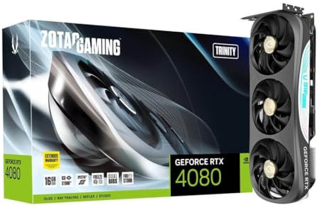 Zotac Karta graficzna Gaming GeForce RTX 4080 Trinity 16GB GDDR6X (ZT-D40810D-10P)
