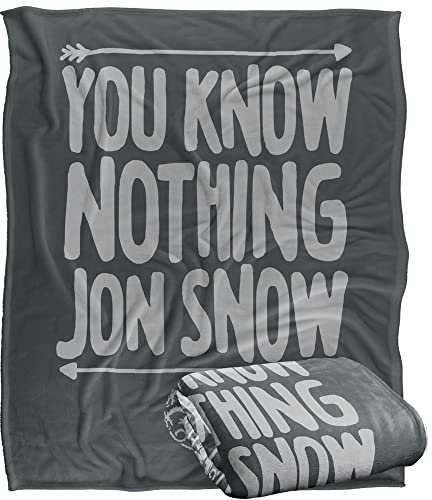 LOGOVISION Game of THRONESGame of Thrones Kuscheldecke Silky Touch, Optimalweich, 152 x 127 cm