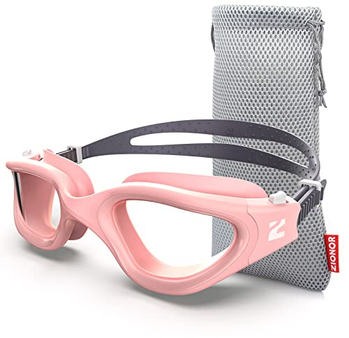 ZIONOR Gafas de natación G1SE para hombre y mujer, con protección UV, antivaho, cómodas, profesionales