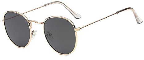 JoXiGo Sonnenbrille Damen Herren Klassisch Retro Metallrahmen
