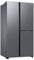 Samsung Side-by-Side-Kühlschrank mit Gefrierfach, 178 cm, 645 l Gesamtvolumen, 242 l Gefrierteil, AI Energy Mode, Inneres Beverage Center, Frischwasseranschluss, Edelstahl-Look, RH6ACG892DS9EG
