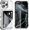 ACANDYA for iPhone 16 Pro Case Wallet Clear Credit Card Holder Slot Flip Cover Shockproof Protective Case Hard Shell Transparent Armor Anti-Scratch Anti-Yellow Case for iPhone 16 Pro 6.3 inch