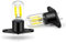 Ruiandsion Microwave Bulb T170 4 Filaments LED Light White AC 220V-240V 20W Microwave Lamp for Universal Microwave Oven Lamp,Pack of 2