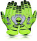 PLAYEUR Alien Grip Infinite Pro Edition Fußballhandschuhe – Endloses Spiel – GripPro Tech Fußballhandschuhe für Erwachsene, Kinder und Jugendliche, kein Abblättern, nie klebend (Neongrün, Jugend