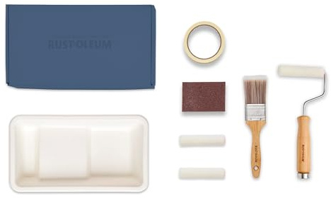 Rust-Oleum Ready to Roll - Eco Paint Kit (Small) - Interior Wood Matt Deep Blue