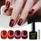 YSUVIN UV Nagellack Cat Eye, 4 Farben Rot Crystal Cat Eye UV Gel, UV-Nagellack Magnet mit Magnetstift Soak-Off UV Gellack für Anfänger DIY Nail Art Maniküre Salon, 8 ML