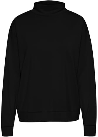 KAFFE Damen Sweatshirt KAannika Damen Swaetshirt Langarm Rollkragenpullover Rollkragen Oberteil Lange Ärmel