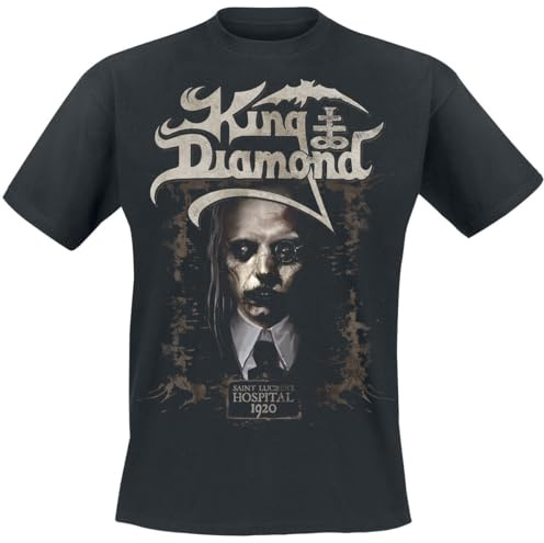 King Diamond The Doctor Männer T-Shirt schwarz L 100% Baumwolle Band-Merch, Bands
