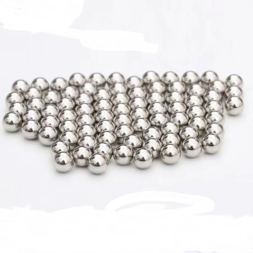 100 Stück 10 mm-Kohlenstoffstahlkugeln, flexibel und umweltfreundlich, für Maschinenbau, Heimwerkstatt und Kugellagerfertigung geeignet.