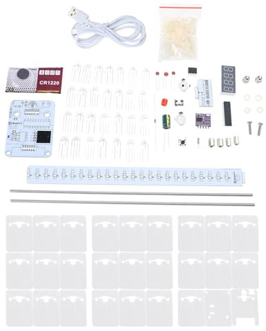 MHADBKH Música LED Controlada por Voz Torre Espectro Multicolor Nivelación Auditiva Que Indica Entusiastas Tecnología del Espectro LED Gadget