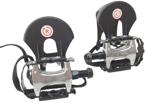 JUJUFREE Heimtrainer mit 9/16-Zoll-Gewinde, rutschfestes Design, Aluminium-Legierung, für kommerzielle Fitnessbikes