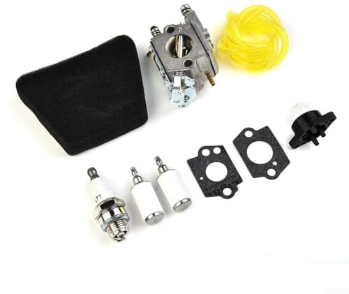 Replacement Air Filter and Fuel Line Set for Partner 351 352 370 371 390 391 401 420 422 Chainsaw Fits 2050 2055 2115 2150 2175 and Mc Culloch Models