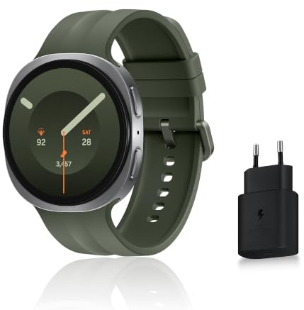 Samsung Galaxy Watch9, Galaxy AI, 4G, 44 mm, Argent, Version FR | Processeur Snapdragon Wear Elite, Batterie 445 mAh, Coach Sommeil, Running et Fitness, Suivi de l'Activité Cardiaque, Gemini