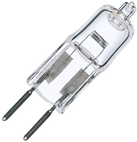 Satco S3121 50 Watt 900 Lumens T4 Halogen GY6.35 Base 12 Volt Clear Light Bulb, Dimmable, 1 Count (Pack of 1)