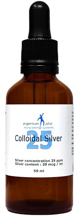 argentum plus Kolloidales Silber 25 ppm, 50 ml Pipettenflasche