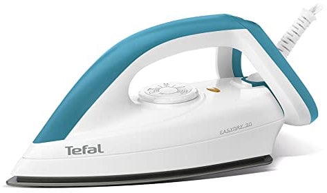 Tefal Easy Dry FS4020 - Plancha (Plancha seco, Teflon soleplate, 2 m, Verde, Blanco, EasyCord, 1200 W)