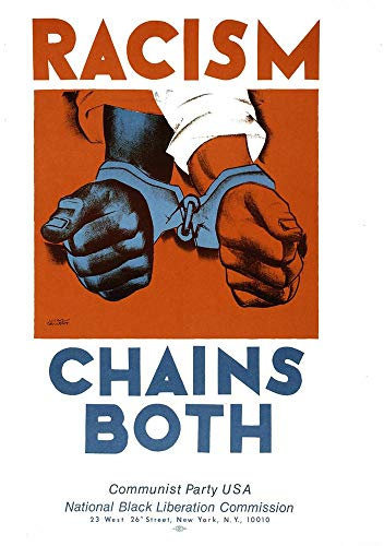 Wee Blue Coo Political Civil Rights Racism Communism Black Liberation Art Print Poster Wall Decor 12X16 Inch