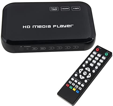 Buyee Full HD 1080p HDMI Media Player Romote Control Wireless HDD MKV SD USB TV AVI RM