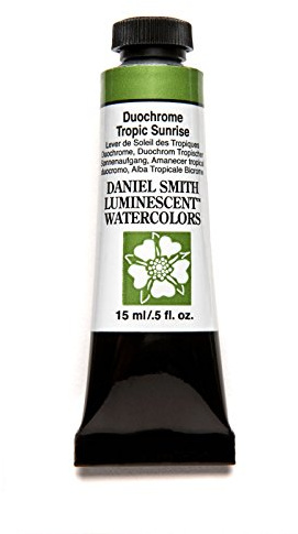 Daniel Smith Extra Fine Watercolor Paint, 15ml Tube, Duochrome Tropic Sunrise, 284640048