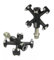 XPEDO XCF05AC black Pedal Traverse 5, 9/16', XCF05AC, schwarz (1 Paar)