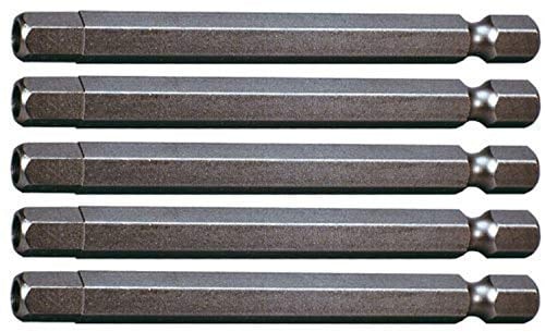 KS Tools 911.7712 1/4 Zoll CLASSIC Bit Innensechskant, Bohrung, 3mm,5er Pack