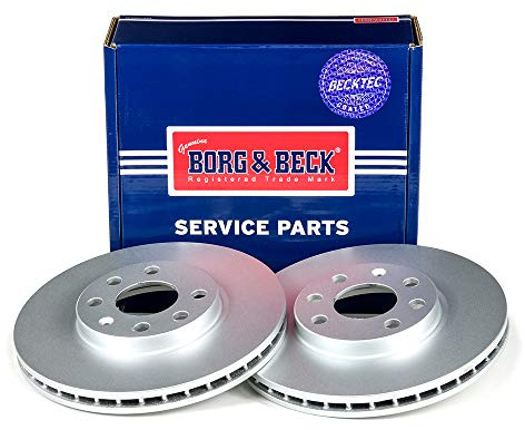 Borg & Beck BBD4253 Brake Disc Pair To Fit GM Corsa Meriva 00-