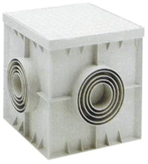 SIME 380-540-30 Pozzetto monolitico in PP con chiusino 30x30cm, Multicolore