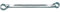 Doppelringschlüssel, flach gekröpft 16X17 mm STAHLWILLE