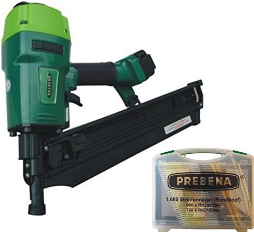 PREBENA® Druckluftnagler 7XR-RK90 + RK-BOX