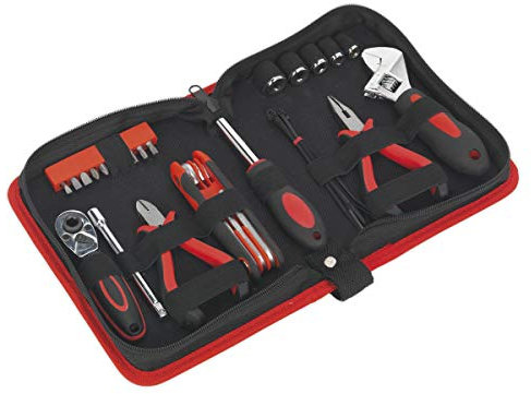 SEALEY MS164 Motorrad Toolkit underseatkann unter Stahlbürsten/