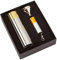 Farm Cottage Brands Gift Set: 3oz shotgun cartridge case Stainless Steel hip flask with funnel and a 5 LED key ring torch in a lovely presentation box (PDR8883)