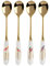 Portmeirion Home & Gifts SMC1101-XG Chelsea Tea Spoons Set of 4, Ceramic, Multi-Colour, 15cm