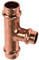 Sanitop-Wingenroth CU-Pressfitting Kupfer-T-Stück 5130 18 x 15 x18, 1 Stück, 12765 3