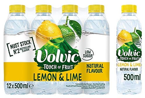 Volvic Touch of Fruit Water Bottle Lemon 500ml Ref 122441 Pack 12 151200