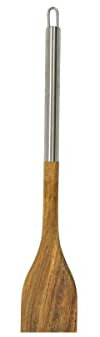 FACKELMANN Acacia Paleta de Cocina Madera, Espátula Cocina, Paleta Fritos, Paleta Pescado, Universal, Espátula Crepes, Espátula de Repostería, Madera de Acacia, , Paleta Cocinar, 33x6x1,5cm, 1ud.