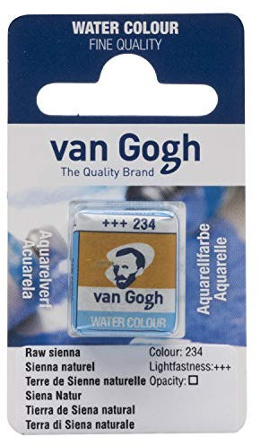 Van Gogh Aquarellfarbe, halbes Näpfchen, Siena Natur 234