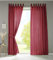 Gardinenbox 2er Set Vorhänge Schal Schlaufen »Berlin« HxB 225x140 cm Bordeaux Blickdicht Microsatin Lichtdurchlässig Kräuselband Uni Matt, 20400N2