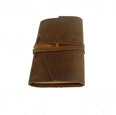 ledergebundenes Notizbuch für Sie und Ihn zum Schreiben, Tagebuch Leder Vintage Leder Notizbuch mit handgefertigten Bindung Seil für Geschenk