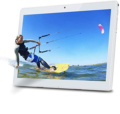 TYD Deca-Core Tablette Android 10, 4G LTE Double SIM, mémoire RAM 64 Go, écran Tactile Full HD IPS 1920 x 1200, Double caméra, WiFi/Bluetooth/GPS TYD-109 (argenté)
