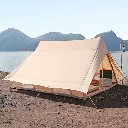 TXTC Tenda a Forma di Casa Tende per 4-6 Persone Tende per Famiglie E Tende da Sole, Tenda di Tela Spessa Tenda da Campeggio Grande, Portatile con Borsa per il Trasporto