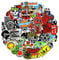 Rock Music Band Aufkleber 100 Stück Vinyl Wasserdicht Decals Fashion Hip-Hop Decals Graffiti Aufkleber für Teenager Erwachsene Laptop Wasserflasche Motorrad Fahrrad Skateboard Gepäck Y4-YGTZ (Music-B)