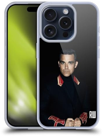 Head Case Designs Offizielle Robbie Williams Portrait Kalendar Soft Gel Handyhülle Hülle kompatibel mit Apple iPhone 15 Pro