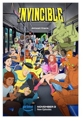 ZOLULA Filmposter Invincible Season 2, Leinwand-Poster, Schlafzimmer, Dekoration, Sport, Landschaft, Büro, Raumdekoration, Geschenk, ungerahmt, 30 x 45 cm