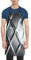 Dwrepo Silver Geometric Figure Print Chef Apron Waterproof Adjustable Bib Apron Lightweight Work Apron For Women Men, Black, One Size, Black, One Size