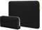 RAINYEAR Housse d'ordinateur Portable pour Nouveau MacBook Pro M3 M2 M1 Puce rembourrée Sac de Transport avec Sac d'accessoires A2337 A2289 A1989 13,3 Pouces Acer Chromebook Spin 513 Sacoche, Noir